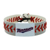 Minnesota Twins Bracelet Team Color Baseball Minnesota Script Logo Gray CO - Gamewear