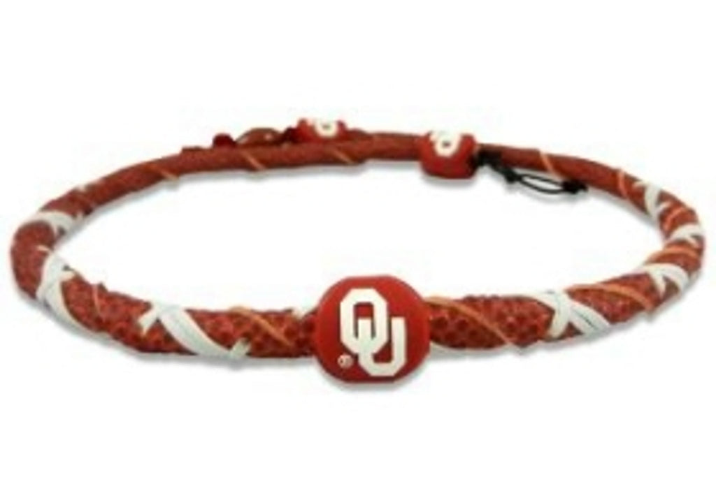 Oklahoma Sooners Necklace Spiral Football CO - Gamewear