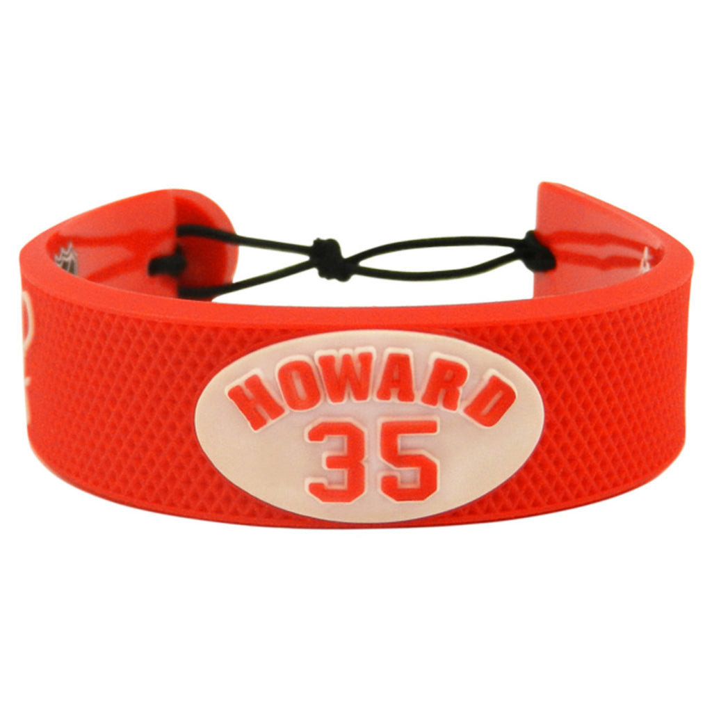 Detroit Red Wings Bracelet Team Color Jersey Jimmy Howard Design CO - Gamewear