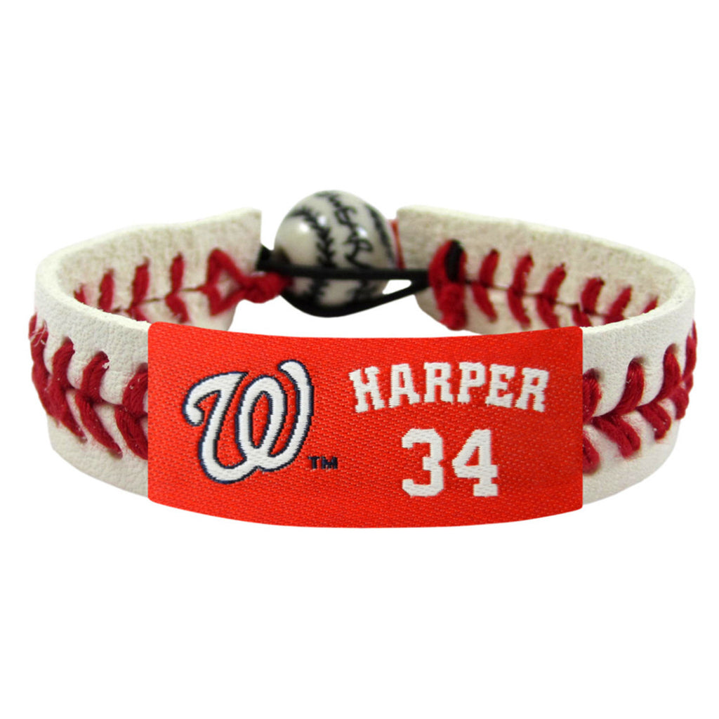 Washington Nationals Bracelet Classic Baseball Bryce Harper CO - Gamewear