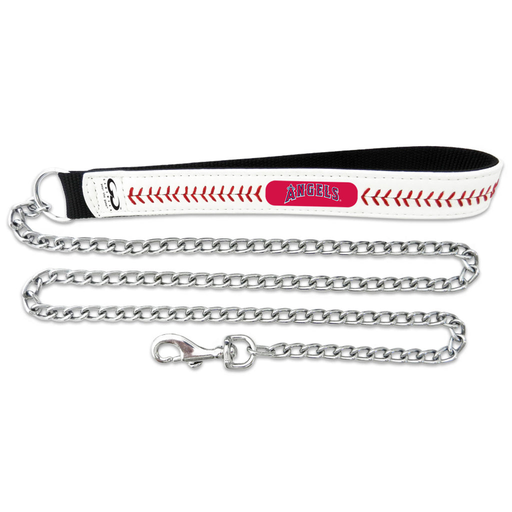 Los Angeles Angels Baseball Leather Leash - L - Gamewear