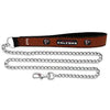 Atlanta Falcons Pet Leash Leather Chain Football Size Large CO - Gamewear