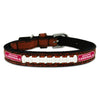 Arizona Cardinals Pet Collar Leather Classic Football Size Toy CO - GAMEWEAR