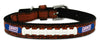 New York Giants Pet Collar Leather Classic Football Size Toy CO - Gamewear