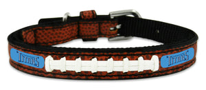 Tennessee Titans Classic Leather Toy Football Collar - Gamewear