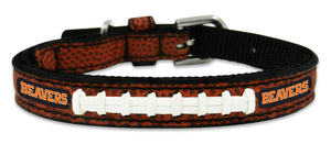 Oregon State Beavers Classic Leather Toy Football Collar - Gamewear