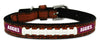 Texas A&M Aggies Pet Collar Leather Classic Football Size Toy CO - Gamewear