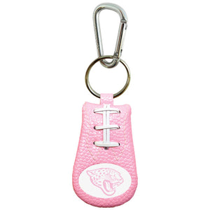 Jacksonville Jaguars Keychain Football Pink CO - GAMEWEAR