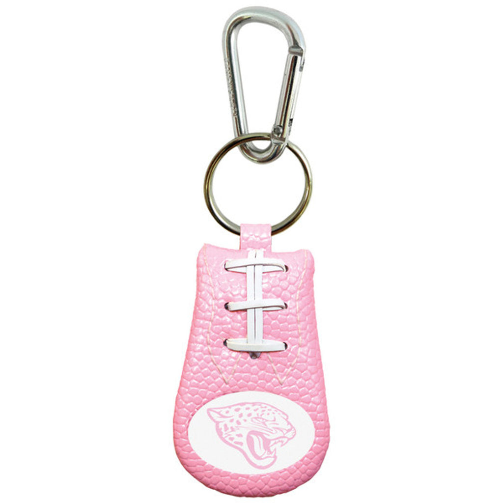 Jacksonville Jaguars Keychain Football Pink CO - GAMEWEAR