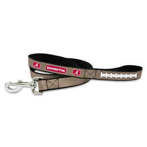 Alabama Crimson Tide Pet Leash Reflective Football Size Large Alternate - GAMEWEAR