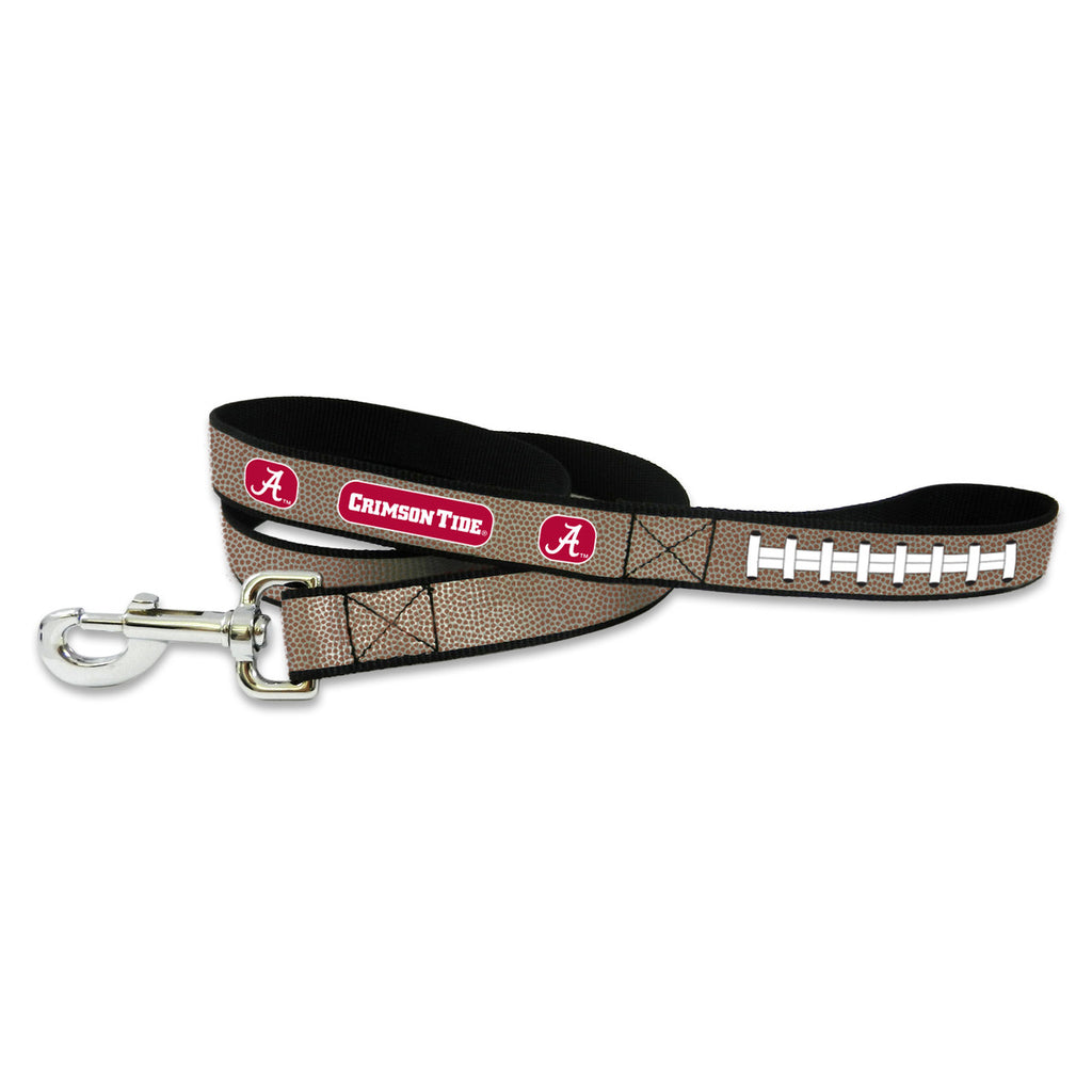Alabama Crimson Tide Pet Leash Reflective Football Size Large Alternate - GAMEWEAR
