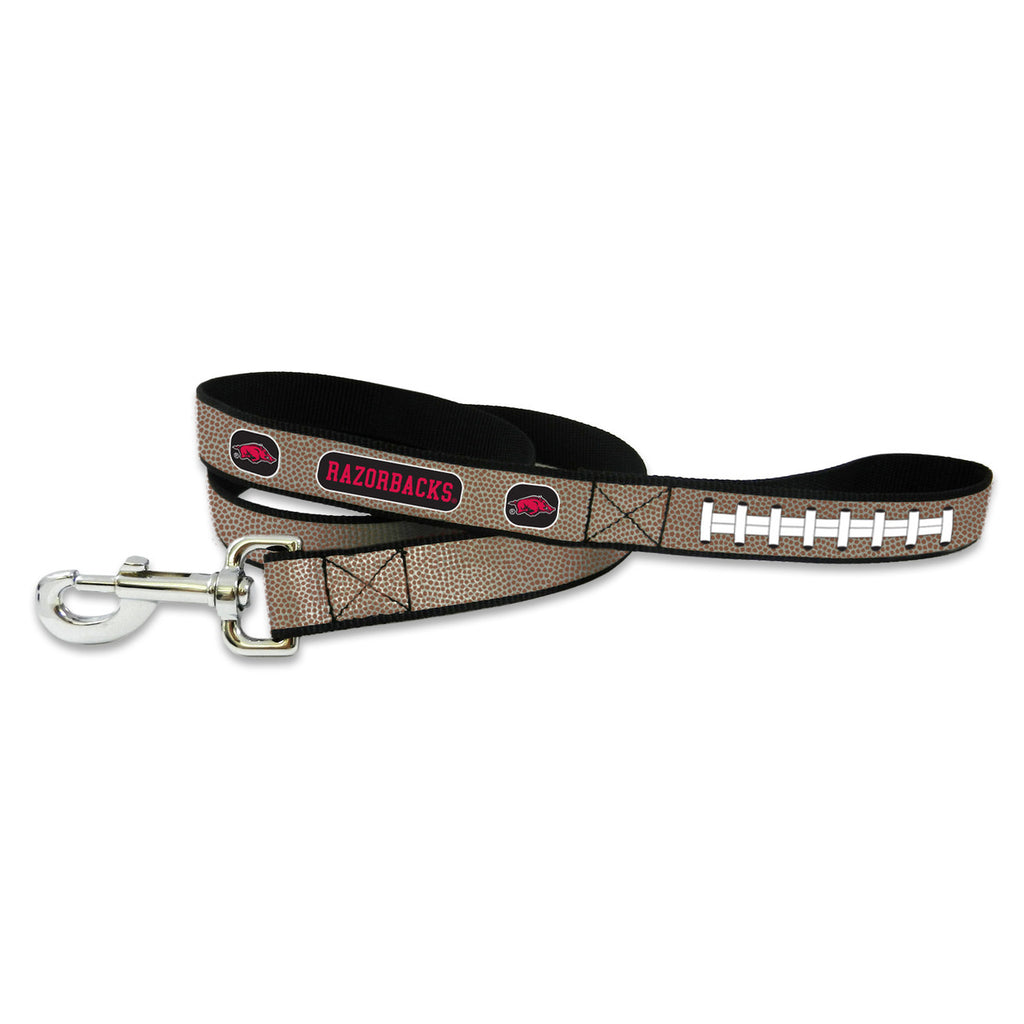 Arkansas Razorbacks Pet Leash Reflective Football Size Large Alternate - GAMEWEAR