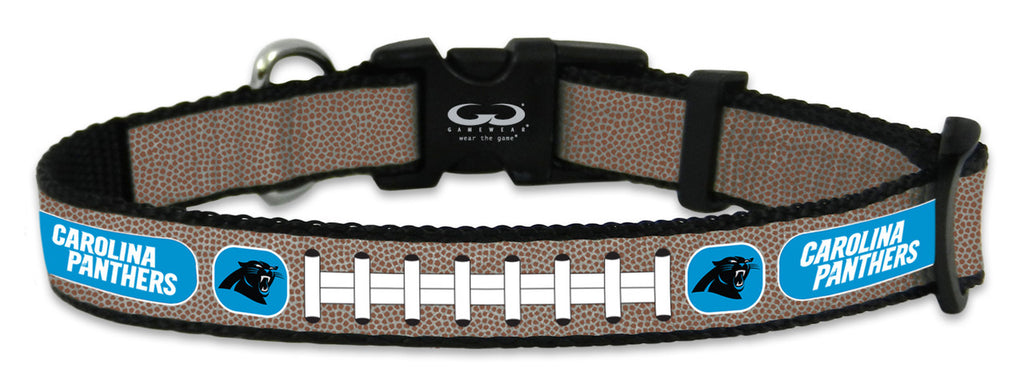 Carolina Panthers Pet Collar Reflective Football Size Small - Gamewear