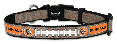Cincinnati Bengals Pet Collar Reflective Football Size Toy - GAMEWEAR