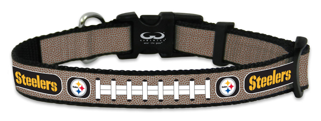 Pittsburgh Steelers Pet Collar Reflective Football Size Toy CO - GAMEWEAR