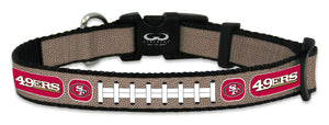 San Francisco 49ers Reflective Toy Football Collar - Gamewear