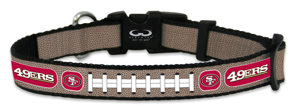 San Francisco 49ers Reflective Toy Football Collar - Gamewear