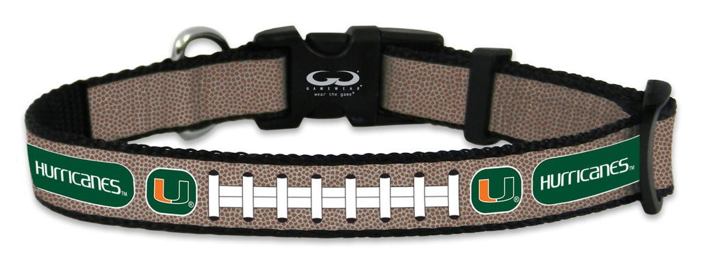 Miami Hurricanes Reflective Toy Football Collar - Gamewear