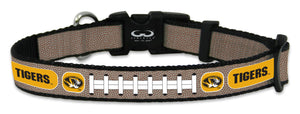 Missouri Tigers Pet Collar Reflective Football Size Small CO - Gamewear