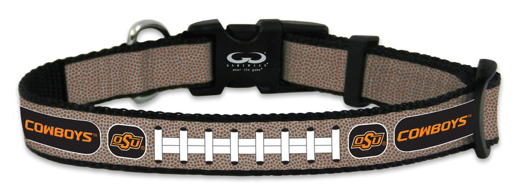 Oklahoma State Cowboys Pet Collar Reflective Football Size Toy CO - Gamewear