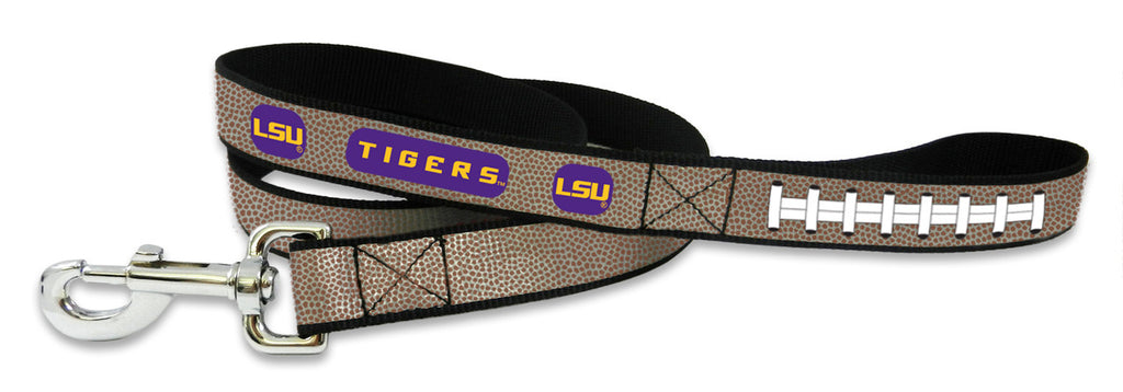 LSU Tigers Reflective Football Leash - S - Gamewear