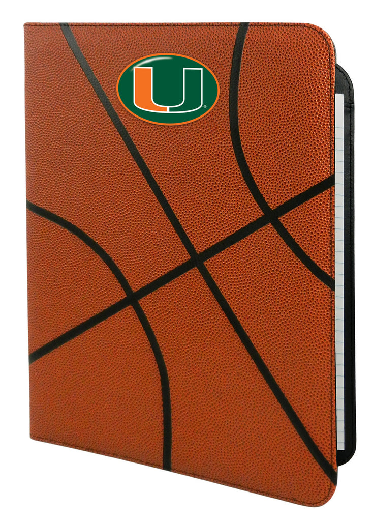 Miami Hurricanes Classic Basketball Portfolio - 8.5 in x 11 in - Gamewear