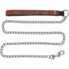 Arkansas Razorbacks Pet Leash Leather Chain Football Size Large - GAMEWEAR