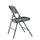 NPS® 200 Series Premium All-Steel Double Hinge Folding Chair, Char-Blue (Pack of 4) - National Public Seating