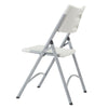 NPS® 600 Series Heavy Duty Plastic Folding Chair, Speckled Grey (Pack of 4) - National Public Seating