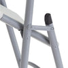 NPS® 600 Series Heavy Duty Plastic Folding Chair, Speckled Grey (Pack of 4) - National Public Seating