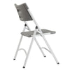 NPS® 600 Series Heavy Duty Plastic Folding Chair, Charcoal Slate (Pack of 4) - National Public Seating