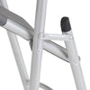 NPS® 600 Series Heavy Duty Plastic Folding Chair, Charcoal Slate (Pack of 4) - National Public Seating