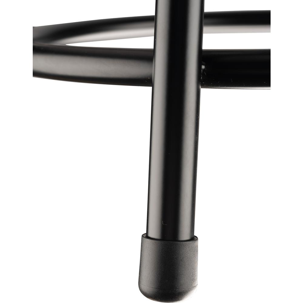 NPS® 18'' Heavy Duty Vinyl Padded Steel Stool, Black - National Public Seating