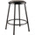 NPS® 24'' Heavy Duty Vinyl Padded Steel Stool, Black - National Public Seating