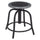 NPS® 18” - 24” Height Adjustable Swivel Stool, Black Seat and Black Frame - National Public Seating