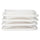 NPS® 800 Series Premium Lightweight Plastic Folding Chair, Bright White (Pack of 4) - National Public Seating