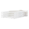 NPS® 800 Series Premium Lightweight Plastic Folding Chair, Bright White (Pack of 4) - National Public Seating