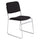 NPS® 8600 Series Fabric Padded Signature Stack Chair, Ebony Black - National Public Seating