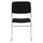 NPS® 8600 Series Fabric Padded Signature Stack Chair, Ebony Black - National Public Seating