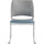 NPS® Cafetorium Plush Vinyl Stack Chair, Blue/Grey - National Public Seating