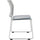NPS® Cafetorium Plush Vinyl Stack Chair, Blue/Grey - National Public Seating