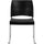 NPS® Cafetorium Plastic Stack Chair, Black - National Public Seating