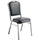 NPS® 9300 Series Deluxe Vinyl Upholstered Stack Chair, Midnight Blue Seat/Silvervein Frame - National Public Seating