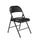Commercialine® Vinyl Padded Steel Folding Chair, Black (Pack of 4)