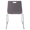 NPS® LūvraFlex Chair, Poly Back/Padded Seat - National Public Seating