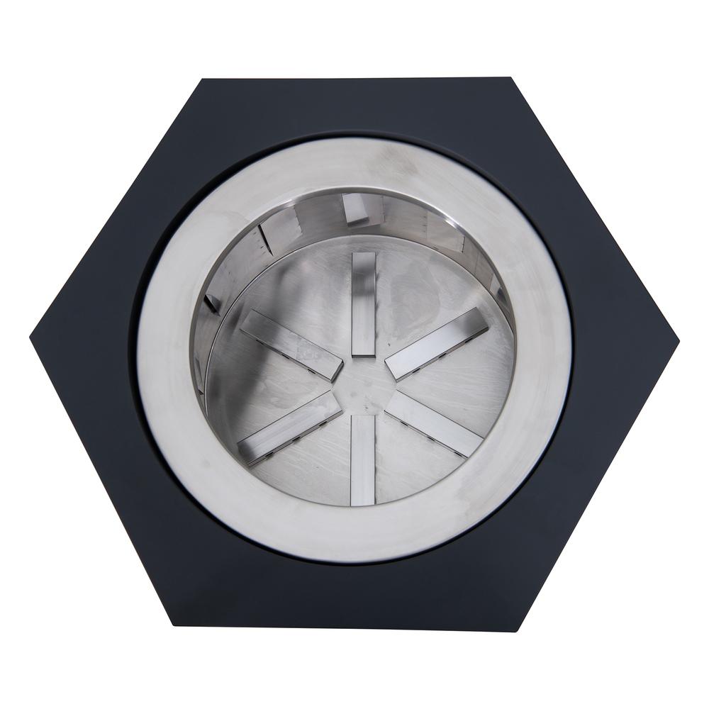 26 In. Hexagonal Outdoor Fire Pit - Sunjoy
