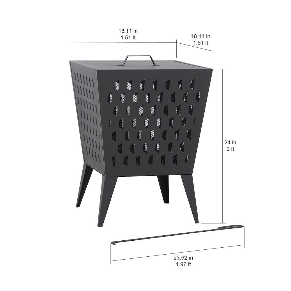 18. Hartefeld Fire Pit - Sunjoy