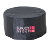 Lawrence 28. Black Steel Wood Burning Outdoor Smokeless Fire Pit with PVC Cover - Sunjoy