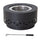 Lawrence 28. Black Steel Wood Burning Outdoor Smokeless Fire Pit with PVC Cover - Sunjoy