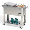 Sunjoy 80 QT Outdoor Stainless Steel Cooler